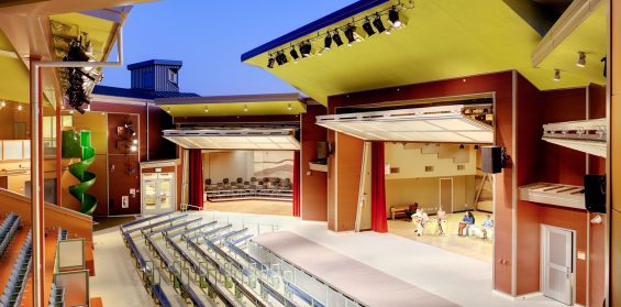 Redding School of the Arts stage