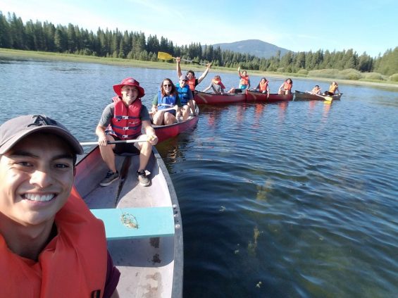 People on kayaks