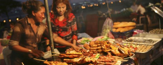 Laos street food