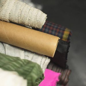 Rolls of fabric