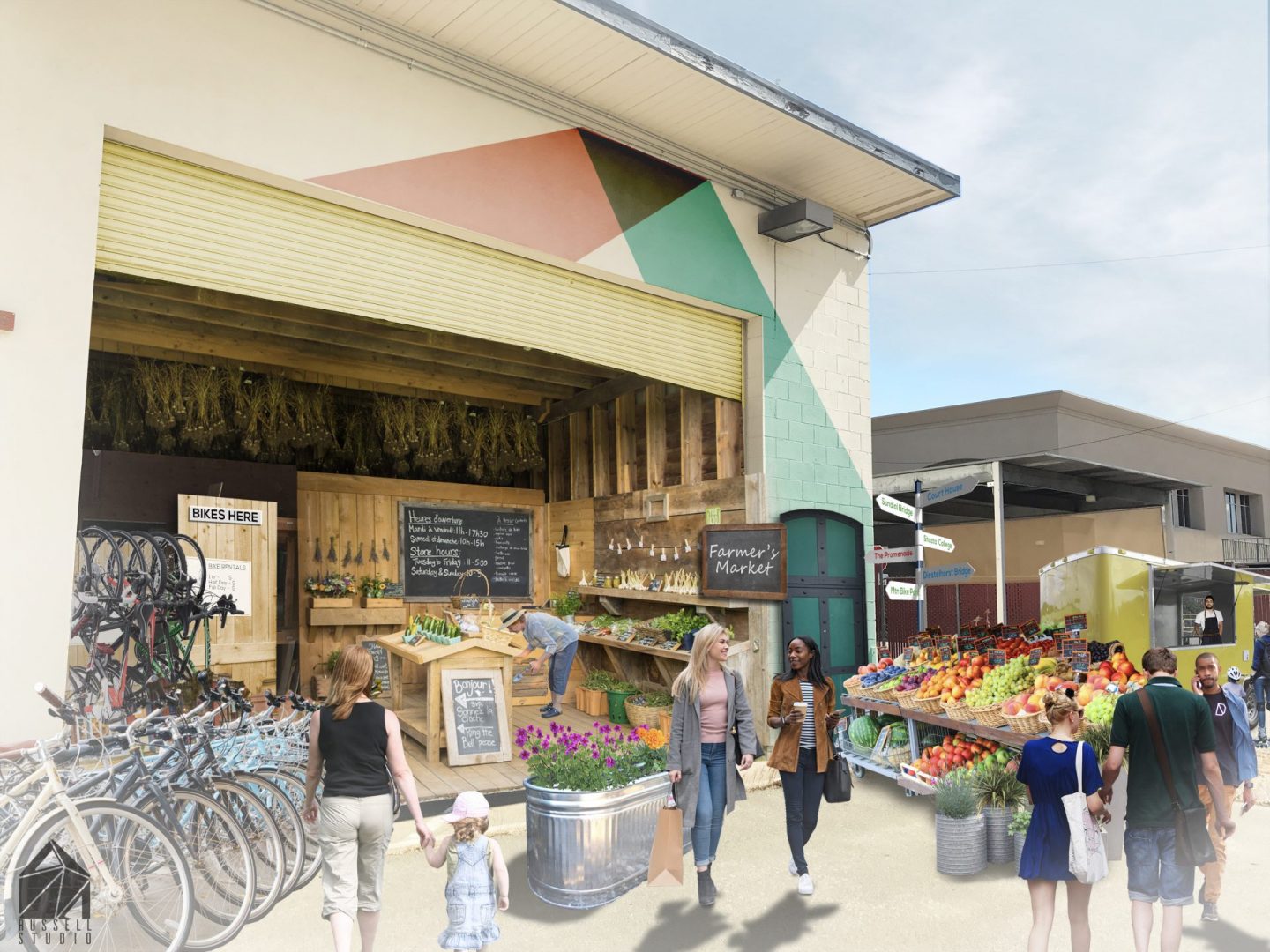 The Green Door Project in Downtown Redding