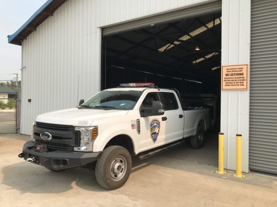 Redding Police Department truck