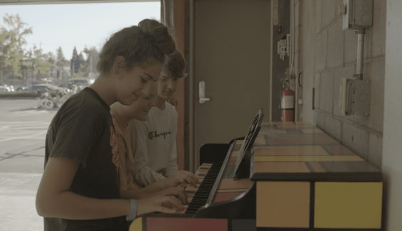 People playing piano