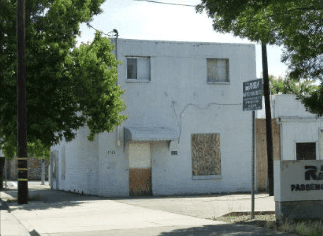 White building