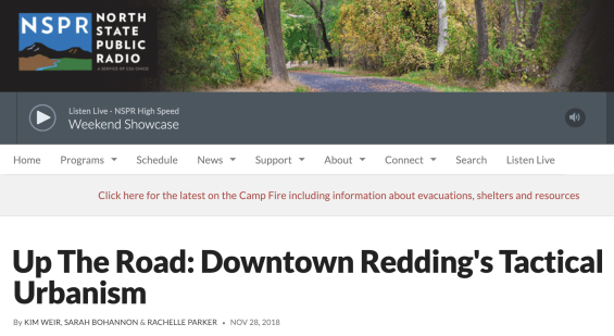 NSPR Downtown Redding article banner