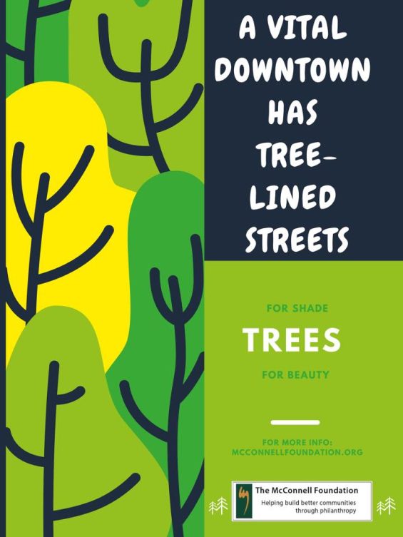 Downtown Street Trees flyer