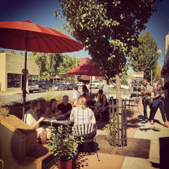 Parklet on California Street