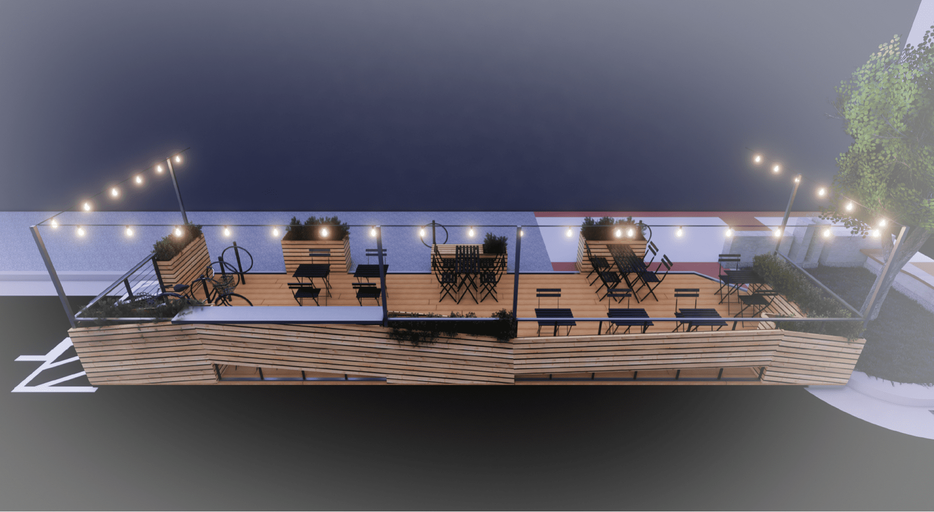 Parklet render