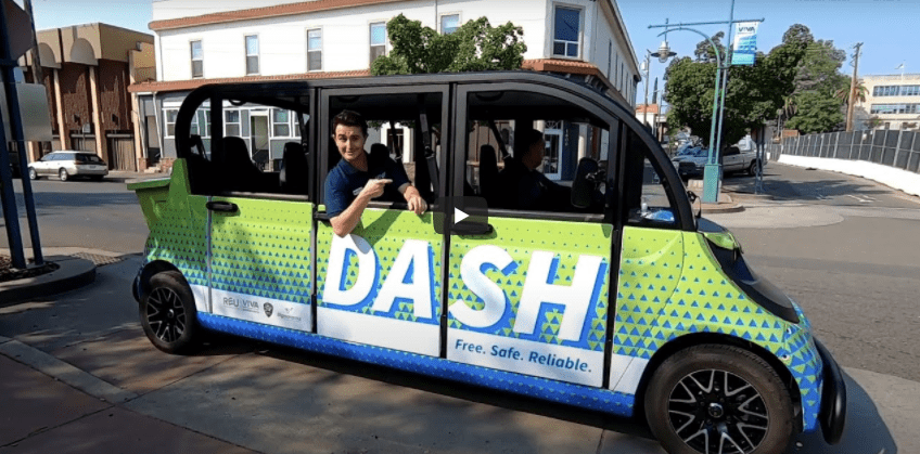 Dash shuttle vehicle