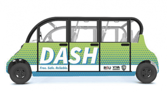 Dash shuttle vehicle