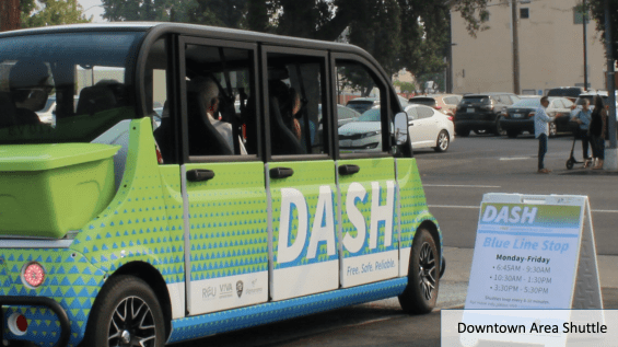 Dash transit company vehicle
