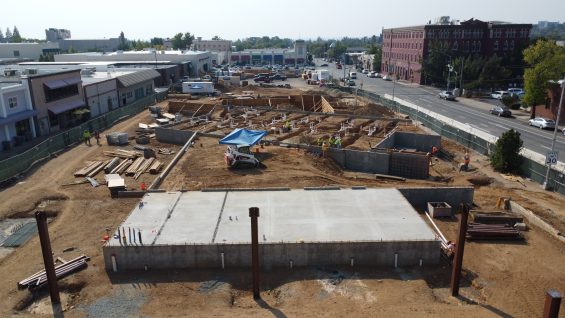 Affordable Housing under Construction in Downtown Redding