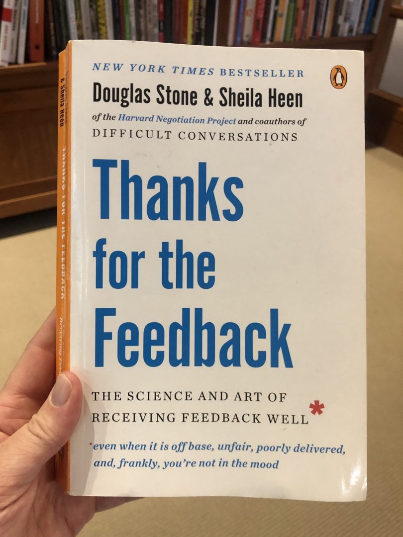 Picture of book titled Thanks for the Feedback