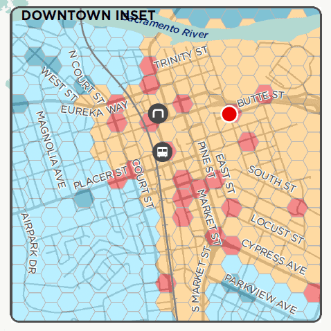 Equity Informed Bikeshare in Downtown Redding