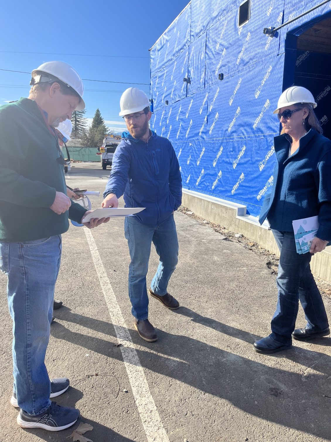 Hard Hat Tour with Caltrans staff