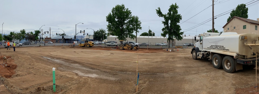 Progress Report: Parking Lot Paving at 1313 California Street