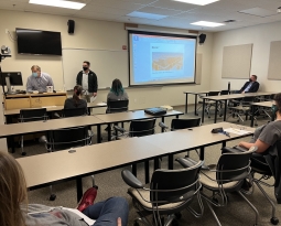 Sharing Downtown Updates with Shasta College Health Sciences Division